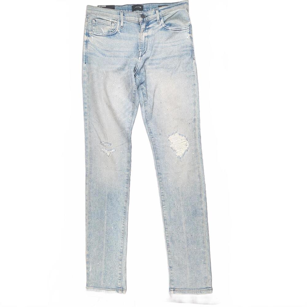 Joe's Jeans Mens Distressed Light Wash Skinny Jeans